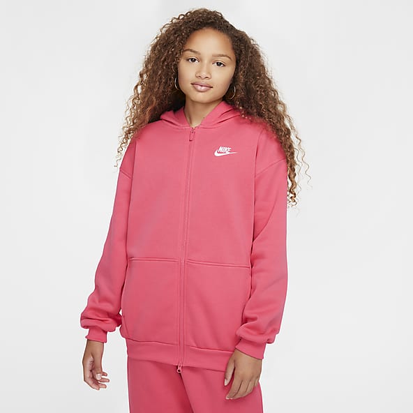 Hot pink nike hoodie womens cheap